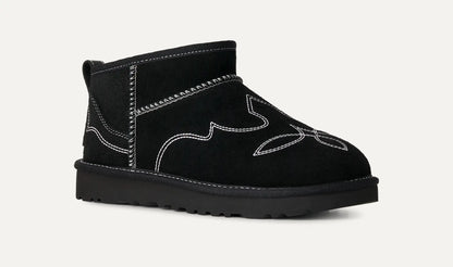 Ugg Classic Ultra Mini Western Black