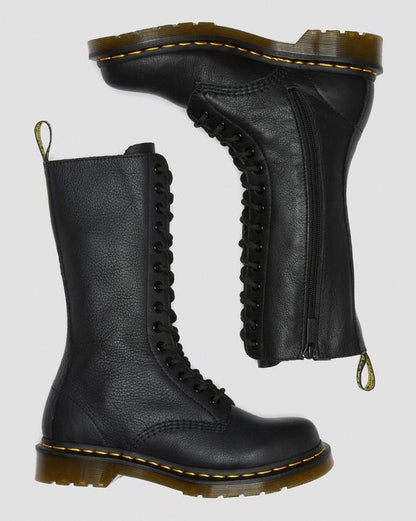 Dr Martens 1B99 Virginia Leather Mid Calf Boots - Black