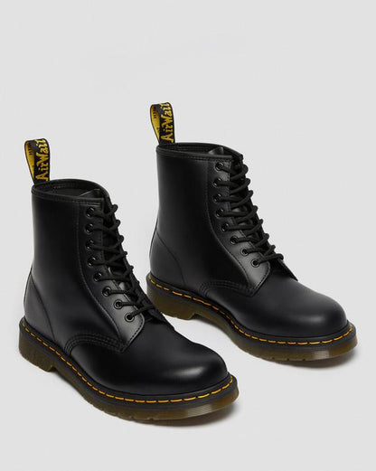 Dr Martens Smooth Leather Lace Up Boots - Black