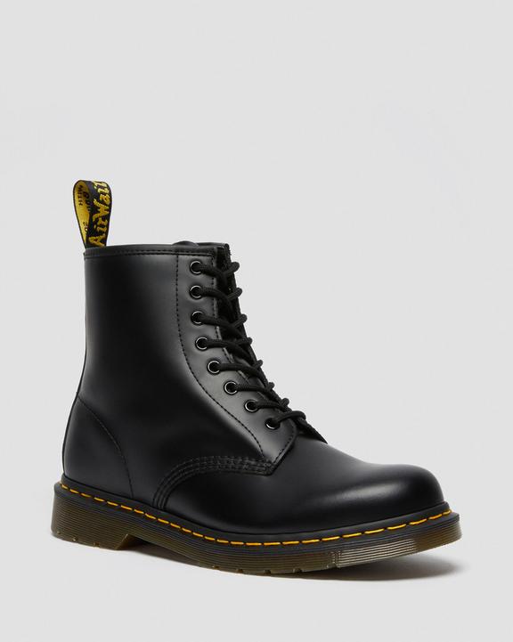 Dr. Martens 1460 Smooth Leather Lace Up Boots Black - Womens