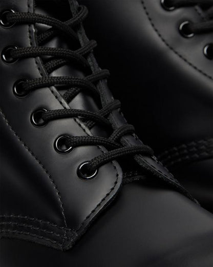 Dr. Martens 1460 Smooth Leather Lace Up Boots Black - Womens