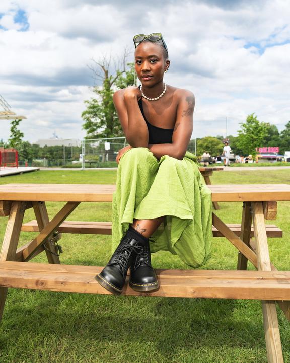 Dr Martens Smooth Leather Lace Up Boots - Black