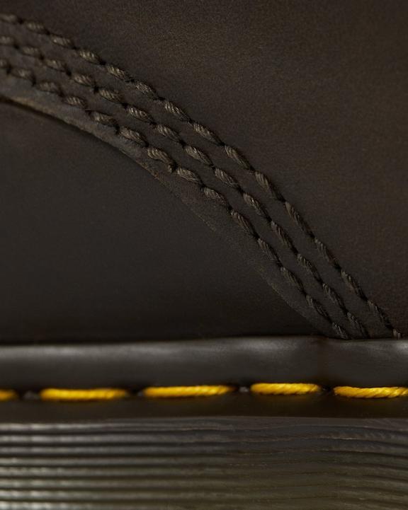 Dr. Martens 1460 Crazy Horse Leather Lace Up Boots Brown - Mens