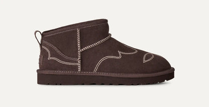 Ugg Classic Ultra Mini Western Burnt Cedar