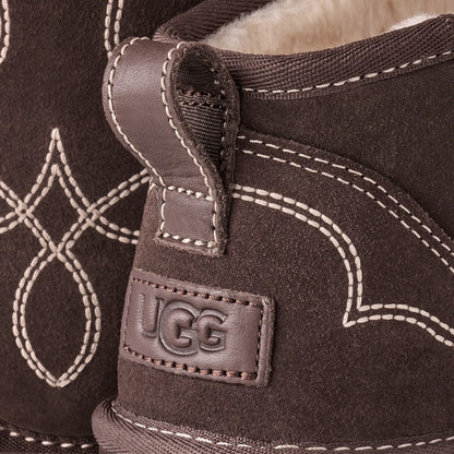 Ugg Classic Ultra Mini Western Burnt Cedar
