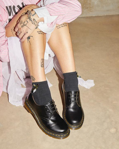 Dr Martens 1461 Women'S Smooth Leather Oxford Shoes - Black