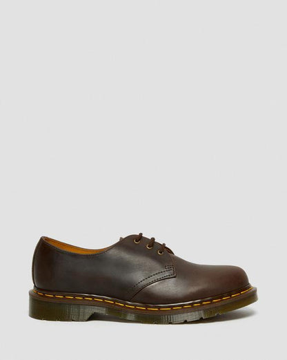 Dr Martens Crazy Horse Leather Oxford Shoes - Brown