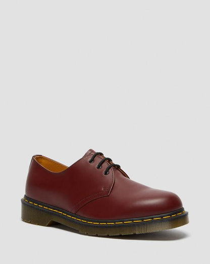 Dr. Martens 1461 Smooth Leather Oxford Shoes Cherry Red - Mens