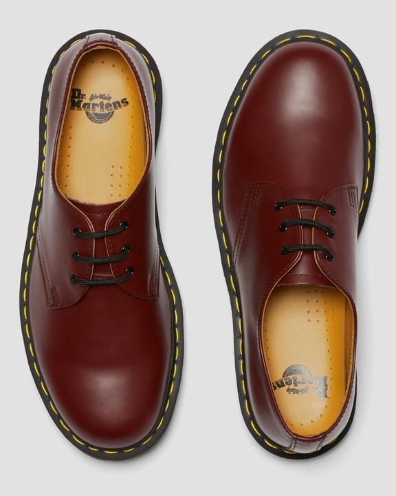 Dr. Martens 1461 Smooth Leather Oxford Shoes Cherry Red - Mens