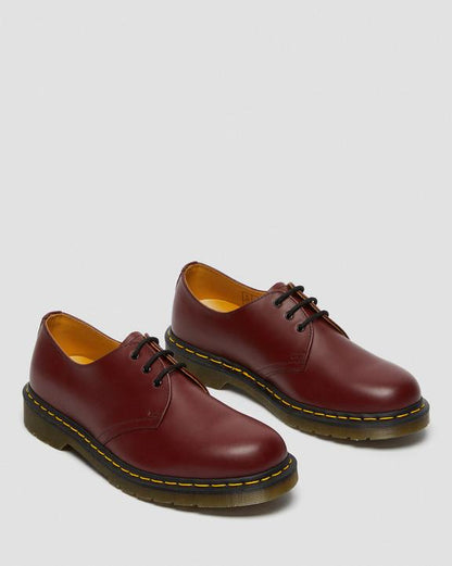 Dr. Martens 1461 Smooth Leather Oxford Shoes Cherry Red - Mens