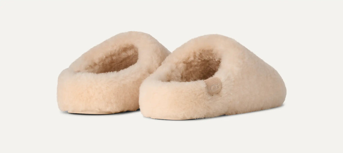 Ugg Elea Fluffed Slip-On Natural