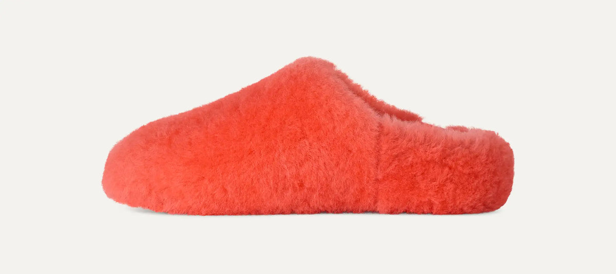 Ugg Elea Fluffed Slip-On Orange Gerbera