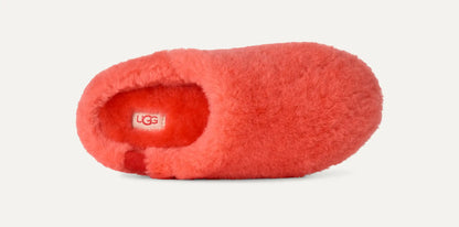 Ugg Elea Fluffed Slip-On Orange Gerbera