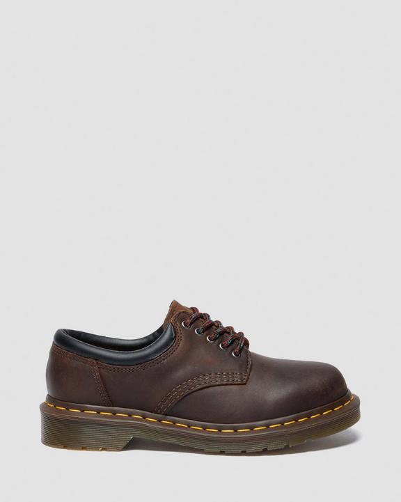 Dr Martens Crazy Horse Leather Casual Shoes - Dark Brown