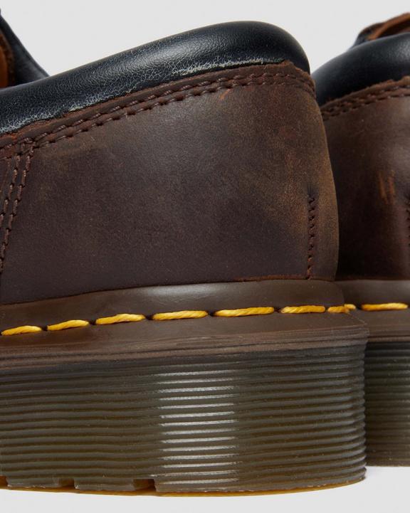 Dr Martens Crazy Horse Leather Casual Shoes - Dark Brown