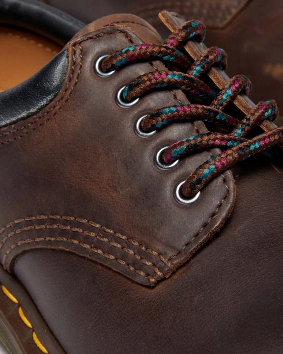 Dr. Martens 8053 Crazy Horse Leather Casual Shoes Dark Brown - Mens