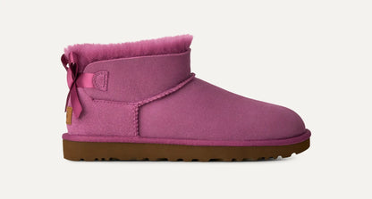 Ugg Ultra Mini Bailey Bow Dark Winterberry