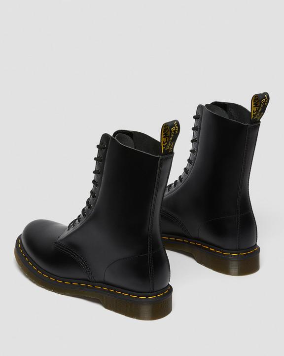 Dr. Martens 1490 Smooth Leather Mid Calf Boots Black - Mens