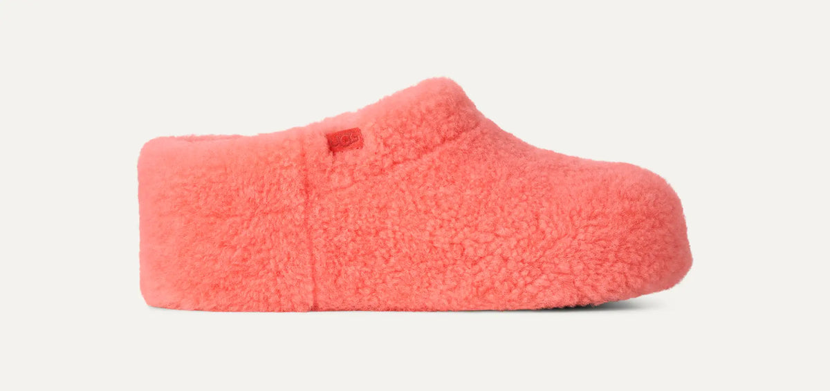 Ugg Enwrap Fluffed Clog Orange Gerbera