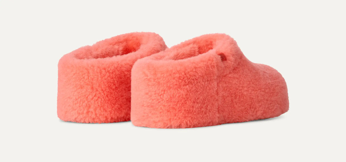 Ugg Enwrap Fluffed Clog Orange Gerbera