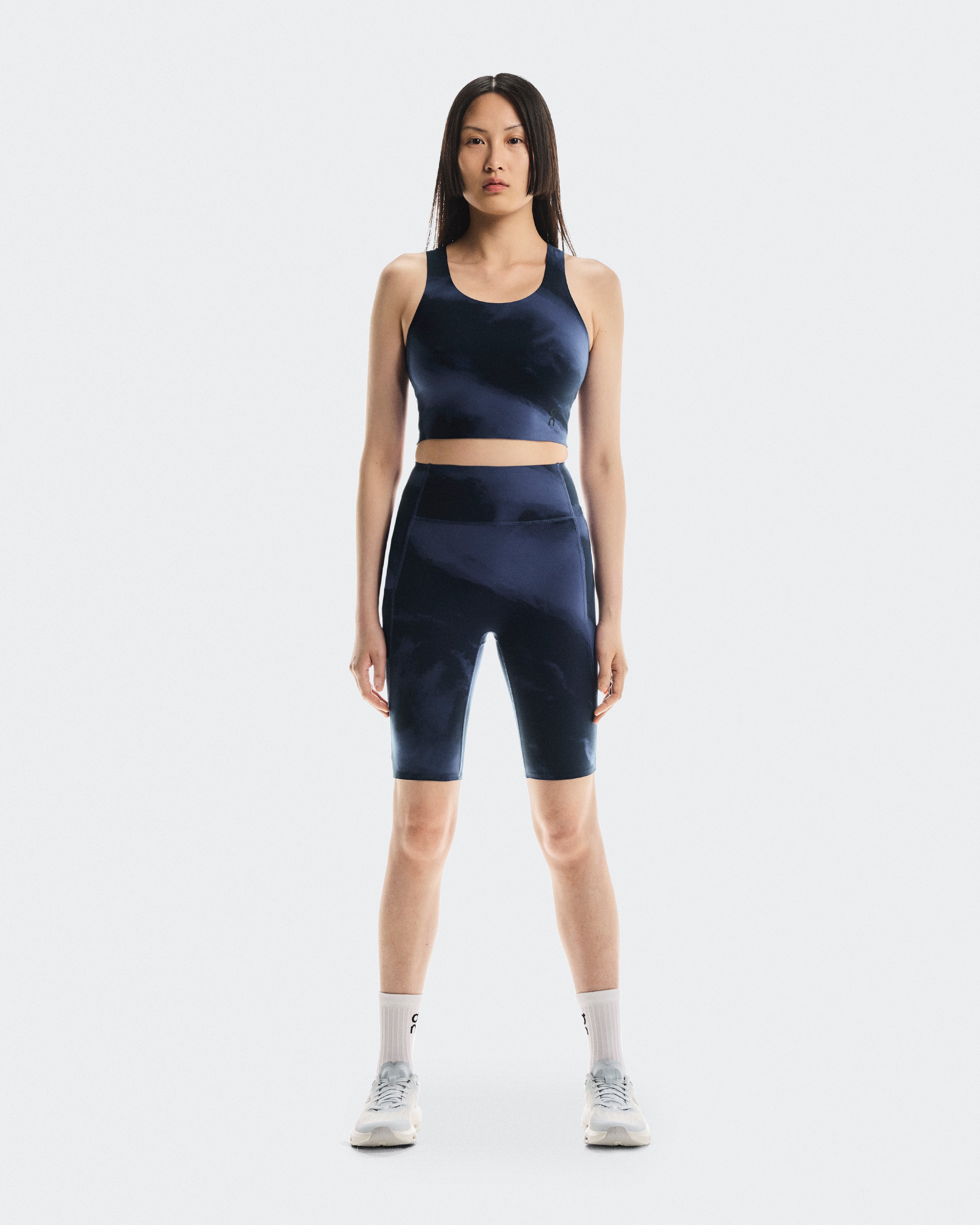 On Studio Open Back Crop Acai | Navy (Women's)