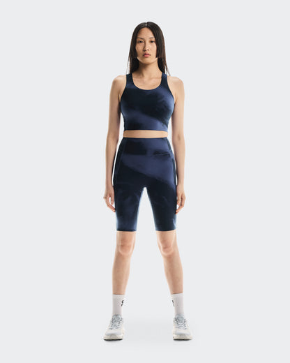 On Studio Open Back Crop Acai | Navy (Women's)