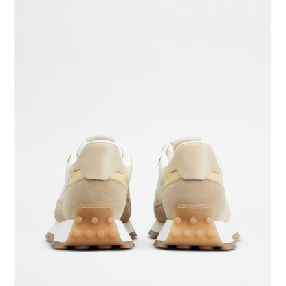 Tods Sneakers In Suede And Fabric Multicolor Womens