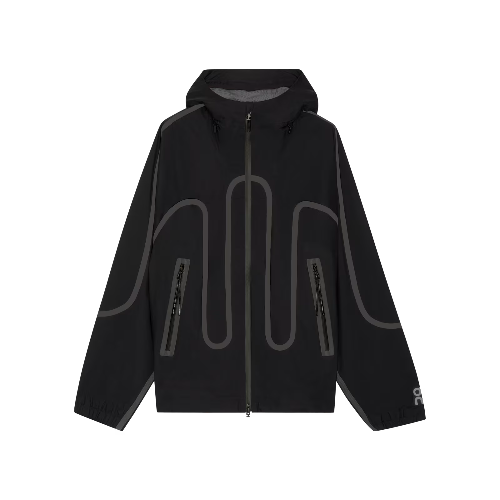 On Waterproof Jacket Ikon Black