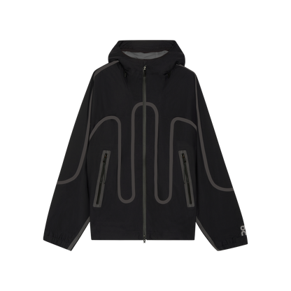 On Waterproof Jacket Ikon Black