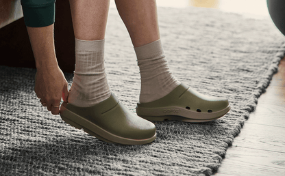 Oofos Women's Luxe Clog Nomad & Foliage