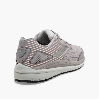 Brooks Addiction Walker Suede Alloy/Oyster/Peach (Women's)