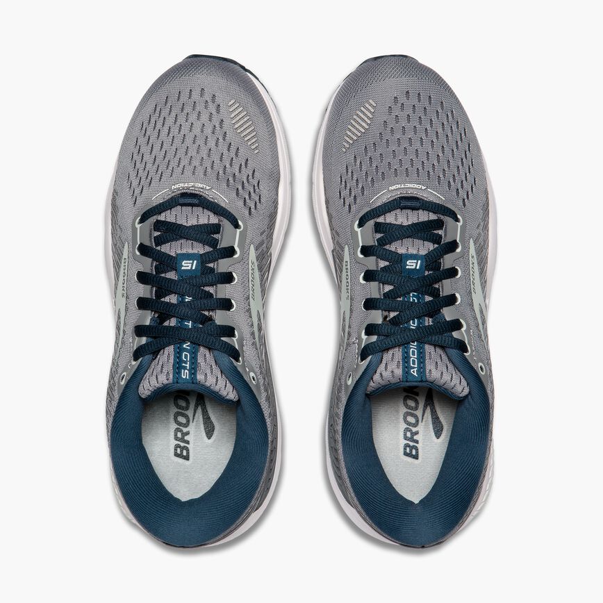 Brooks Addiction GTS 15 Grey/Navy/Aqua (Women's)