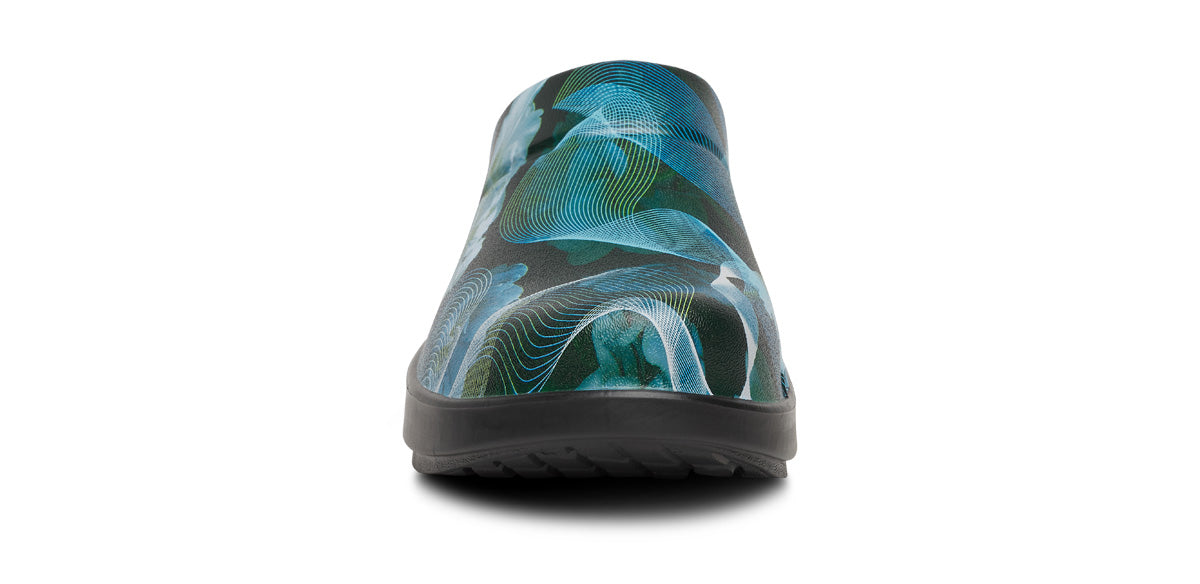Oofos Women's Limited Clog Wave Floral Breeze