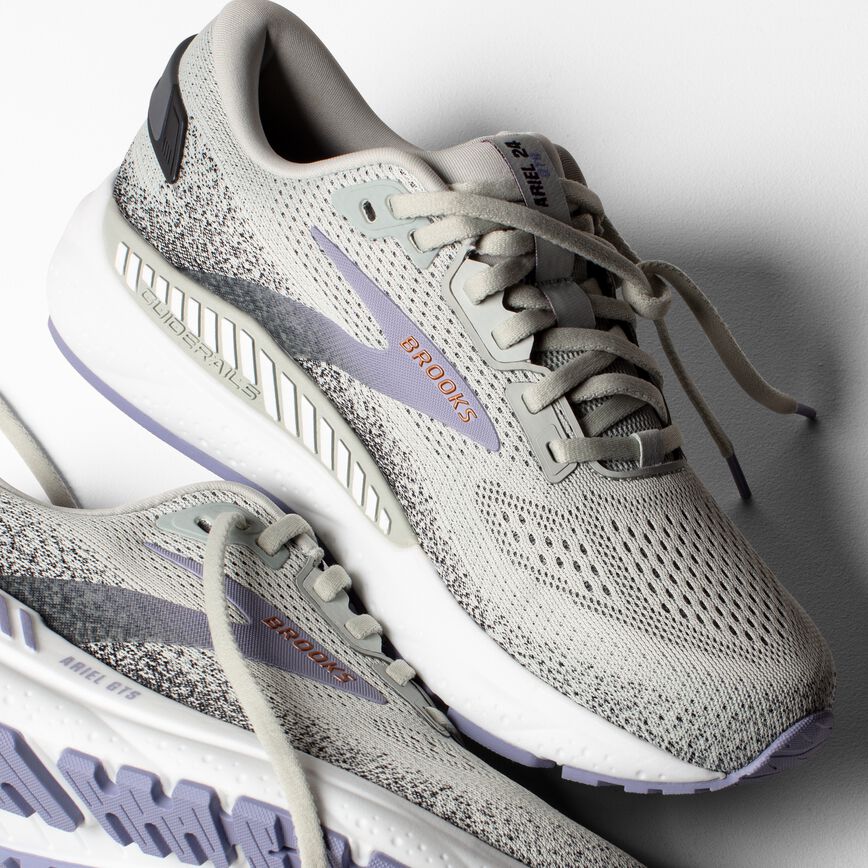 Brooks Ariel GTS 24 Mercury/Ebony/Sweet Lavender (Women's)