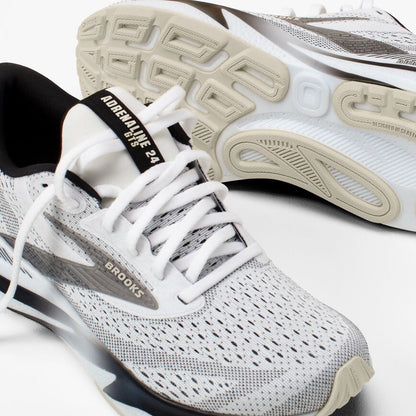 Brooks Adrenaline GTS 24 White/Black/Pelican (Women's)