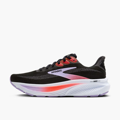 Brooks Ghost 17 Black/Purple/Coral (Women's)