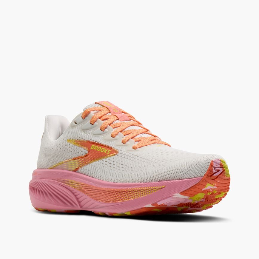Brooks Ghost 17 Coconut/Candy/Limeade (Women's)