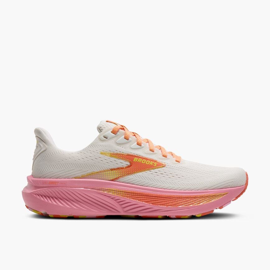 Brooks Ghost 17 Coconut/Candy/Limeade (Women's)
