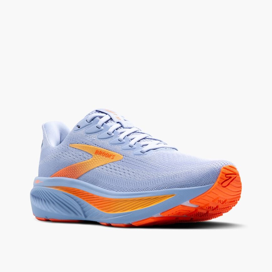 Brooks Ghost 17 Blue Heron/White/Orange (Women's)