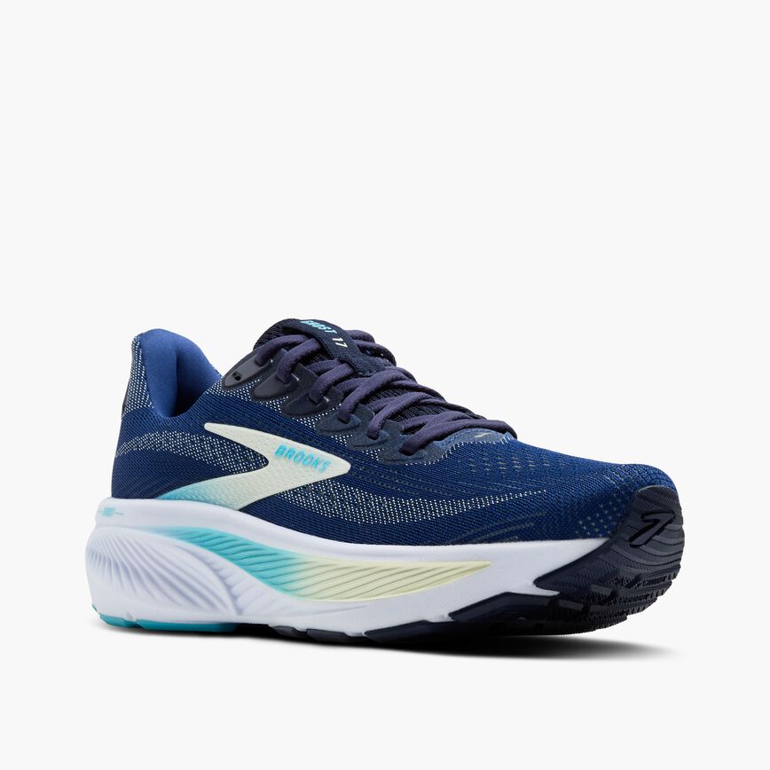 Brooks Ghost 17 Navy/Green/Turquoise (Women's)