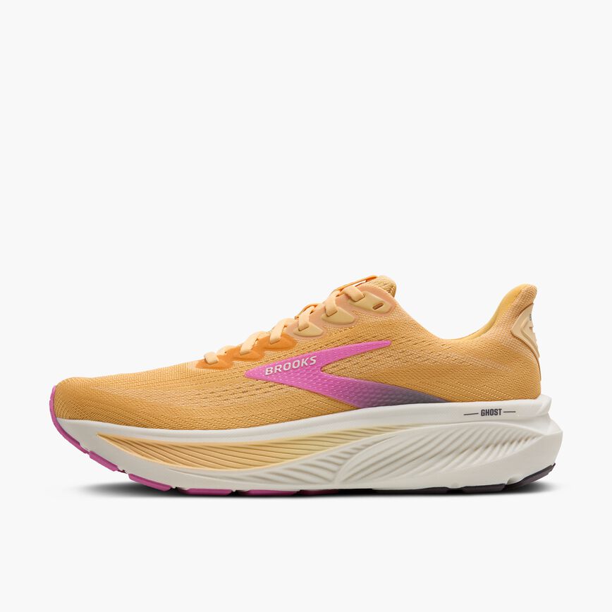 Brooks Ghost 17 Apricot/Grey/Pink (Women's)