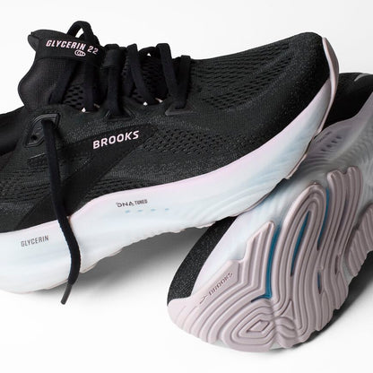 Brooks Glycerin 22 Black/Orchid Ice/White (Women's)