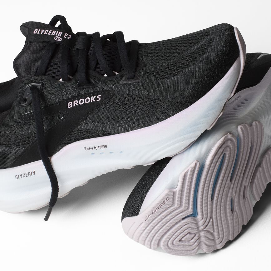 Brooks Glycerin 22 Black/Orchid Ice/White (Women's)