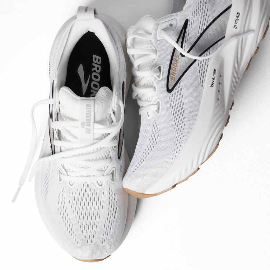 Brooks Glycerin 22 White/Grey/Black (Women's)