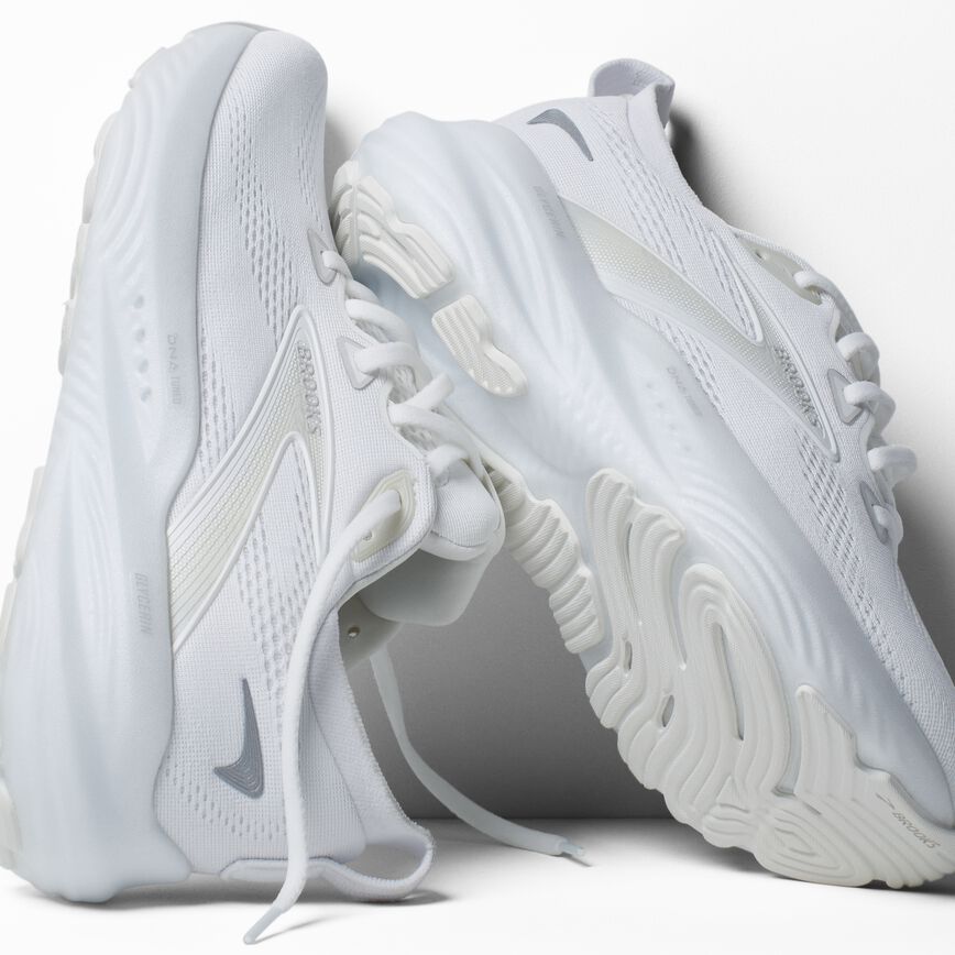 Brooks Glycerin 22 White/White/Grey (Women's)