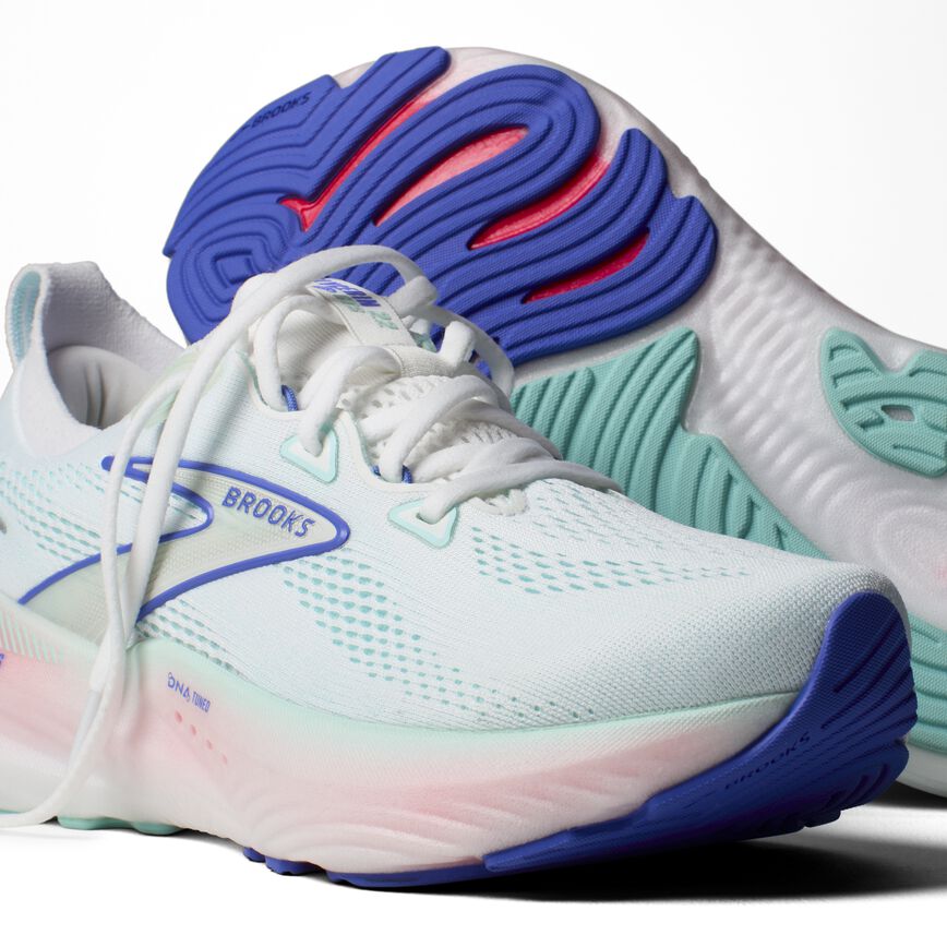 Brooks Glycerin GTS 22 White/Limpet Shell/Amparo Blue (Women's)