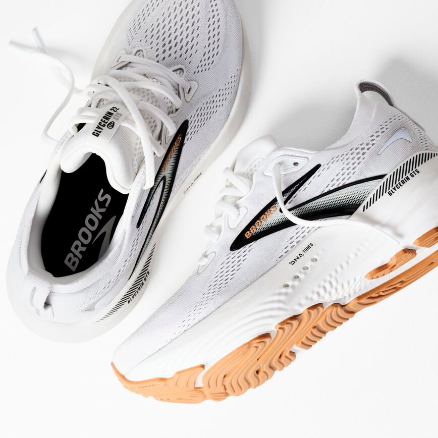 Brooks Glycerin GTS 22 White/Grey/Black (Women's)