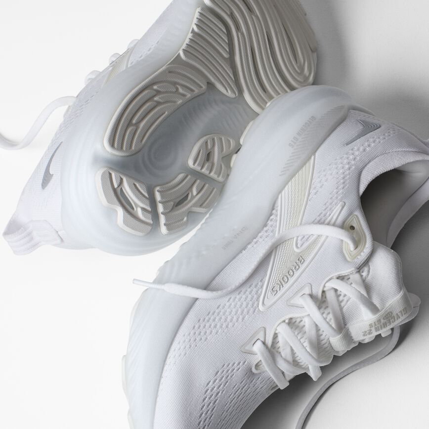 Brooks Glycerin GTS 22 White/White/Grey (Women's)