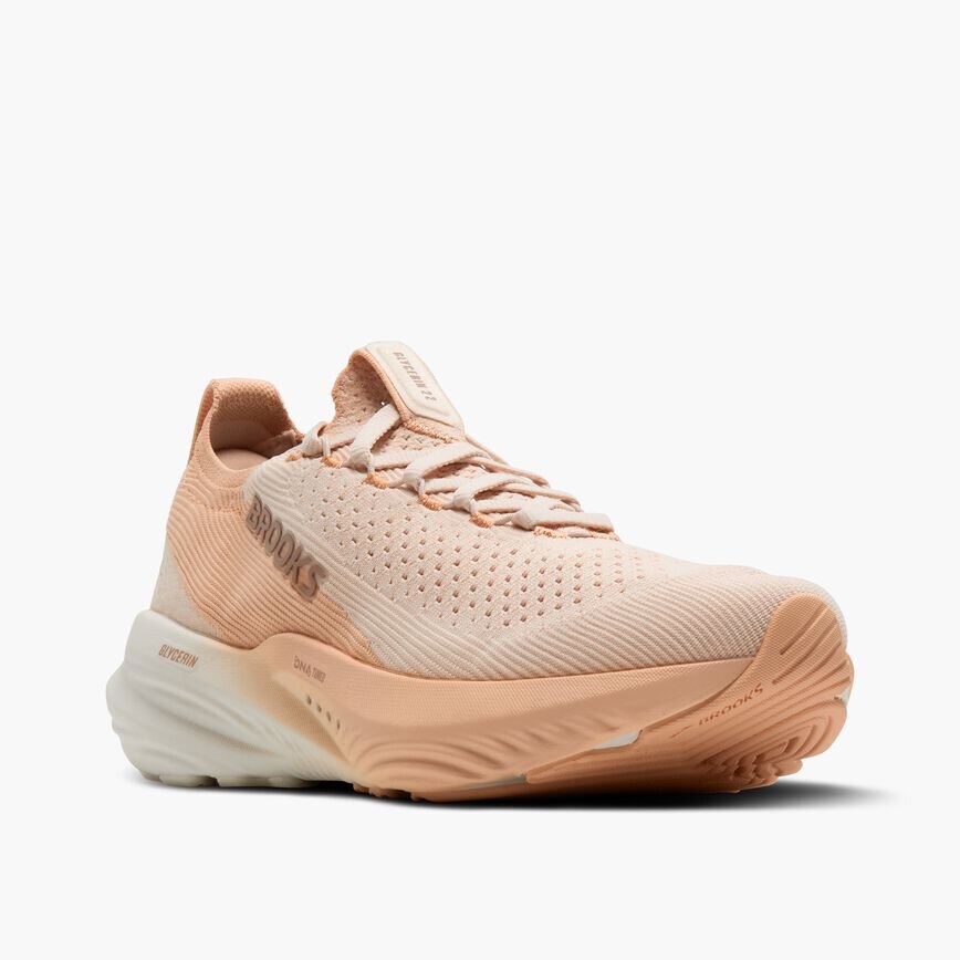 Brooks Glycerin StealthFit 22 Almond Peach/Almond/Portabella (Women's)
