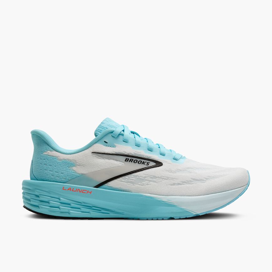 Brooks Launch 11 White/Atomizer/Pink Clay (Women's)